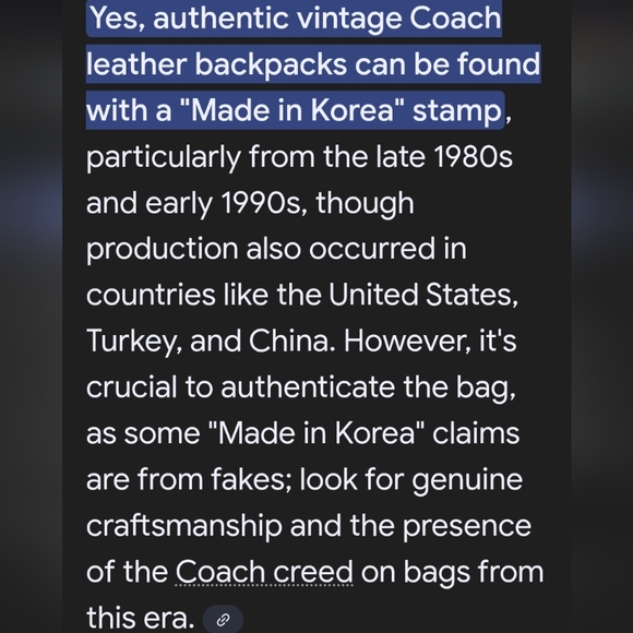 RARE EUC Black Vintage XL Coach Leather Backpack - Picture 12 of 12